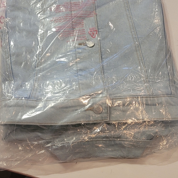 Nwt PINK BRAND Oversized LG Light Blue Denim Jacket Read Full Post.Limited Editi - Picture 8 of 8